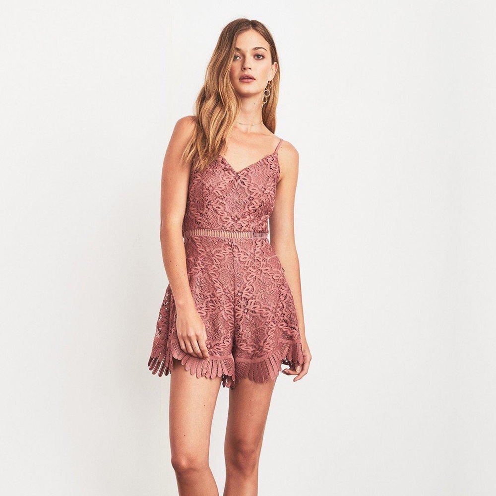 lovers + friends songbird romper size M